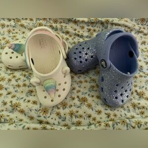 Toddler Crocs 6T-two pairs